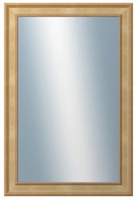 DANTIK - Zrkadlo v rámu, rozmer s rámom 40x60 cm z lišty TOOTH malá zlatá (3161)