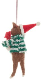 Vianočná ozdoba PETTIES myška s cukríkom 863887