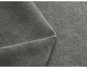 Sivá čalúnená dvojlôžková posteľ s úložným priestorom s roštom 140x200 cm Hauke – Makamii