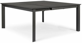 Stôl ronno 160 x 110 (160) cm čierny MUZZA
