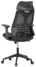 BONTEC Kancelárska stolička, hojdací mechanizmus, čierna sieťovina, KA-S247 BK Farba: Biela