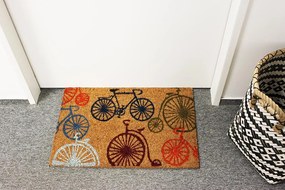 Home Elements Rohožka gumová kokosová Kola - hnědá 40 x 60 cm