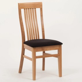 ITTC Stima Dubová stolička TAKUNA čalúnená Vyberte látku ->: VELVET čierná 63