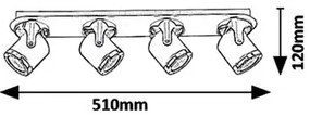 Rabalux bodové svietidlo April 5040