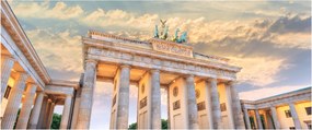 Obraz - Brandenburská brána, Berlín, Nemecko (120x50 cm)