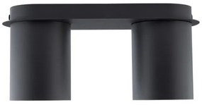 Stropné svietidlo CREEP 2xGU10/25W/230V čierna