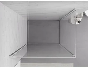 Mexen Exo, sprchovací kút s krídlovými dverami 70 x 100 cm, 6mm číre sklo, chrómový profil, 817-070-100-01-00