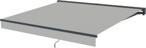 Elektrická markíza BestBerg BBSU-E295LG / 295 × 250 cm / svetlo sivá