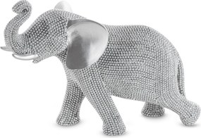 DEKORAČNÁ SOŠKA ELDO 24X12X19 CM STRIEBORNÁ