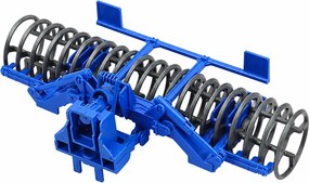 LEAN Toys Traktor s poľnohospodárskym valcom, diaľkovo ovládaný RC, červené svetlá, mierka 1:24