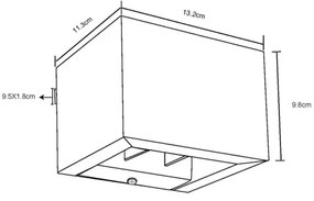 Globo 15553W1A - LED Nástenné svietidlo ALINA LED/8W/230V krémová