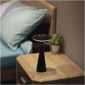 Nabíjacia stolová LED lampa Jason čierna