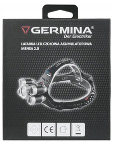 Germina LED čelovka dobíjacia 200lm IP44 USB C - VÝKONNÁ