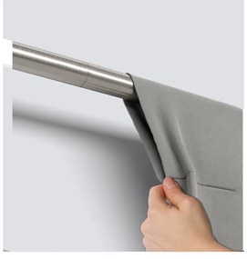 Oceľová roztiahnuteľná garniža 81 - 163 cm Zen – Umbra