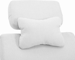 Kancelárska otočná stolička s opierkou hlavy - rôzne farby, biela