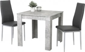 Sconto Jedálenská zostava DUO betón/antracit