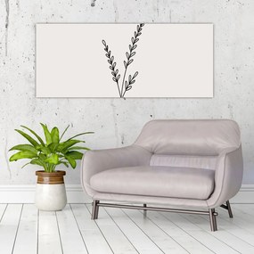 Obraz - Lúčny kvet N⁰2 (120x50 cm)