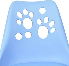 Modrá otočná stolička Grover