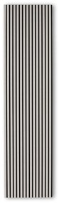 Dekoratívny akustický panel, 2400 x 600 mm, balenie 5 ks, čierna / béžová