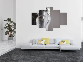 Obraz - Socha Budhu (150x105 cm)