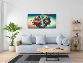 Gario Diamantové maľovanie Ostrov snov Rozmery: 40 x 80 cm, Rámovanie: S vnútorným rámom, Diamanty: Okrúhle