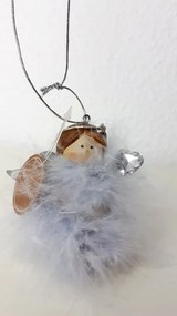 Anjel s pierkami na zavesenie - 10 * 6 * 8 cm