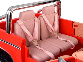 JOKOMISIADA Dvojmiestne autíčko na batériu klasický Ford Bronco Pickup červené PA0338