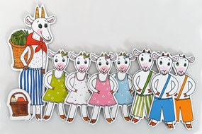 MARIONETINO Bábky a kulisy k rozprávke O kozliatkach