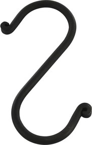 Čierny antik závesný háčik Terrié L - 5*11 cm
