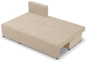 Rohová rozkladacia sedačka FERMO Poso krémová