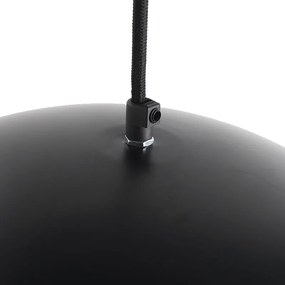 Inteligentné priemyselné závesné svietidlo čierne so zlatom 50 cm vrátane Wifi G125 - Magna Eco