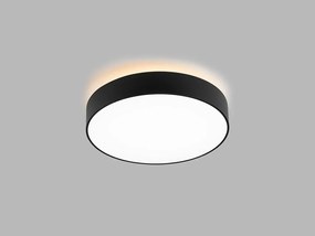 LED2 Prisadené stropné LED osvetlenie RINGO, 34+6W, teplá biela, okrúhle, čierne