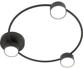 Stropné svietidlo LUCIO 3xGX53/12W/230V čierna