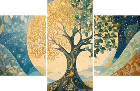 Obraz – Strom života v mesiaci (90x60 cm)