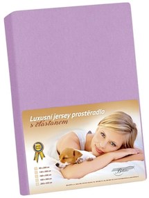 Bellatex Jersey prestieradlo s elastanom fialová, 180 x 200 cm