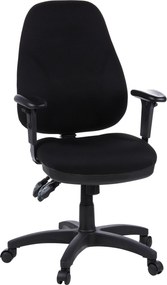 XXXLutz OTOČNÁ STOLIČKA, plochá tkanina, čierna MID.YOU - Online Only kancelárie - 001918070101
