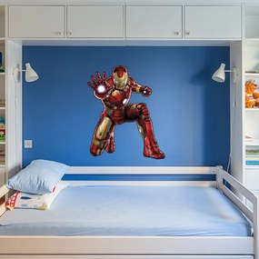 Iron Man - textilná nálepka na stenu