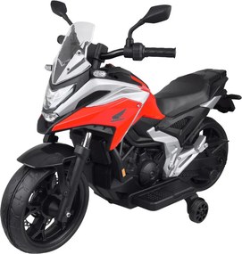 JOKOMISIADA Elektrická motorka na batériu pre deti HONDA NC750X so zvukmi červená PA0314