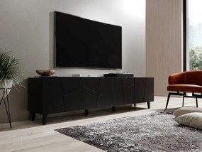 TV stolík Etna 200 cm čierny