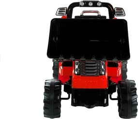 LEAN CARS Elektrický traktor na batérie ZP1005 pre deti červený