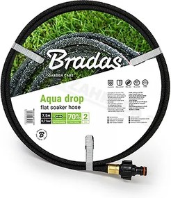 BRADAS Záhradná zavlažovacia hadica AQUA DROP FLAT 1/2 - 7,5 m