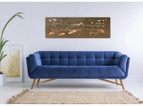 Li-Go 4778/A/4 - LED nástenná dekorácia LED/10W/5V 30000 mAh 120x40 cm dub