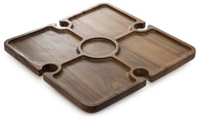 Servírovací stolík MOOKA hnedý 892597