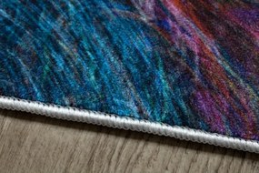 Protišmykový behúň LOTUS COLOR 36500 modrý / červený - Výpredaj