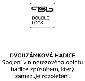 Mereo Mereo, Sprchová hadica dvouzámková k bidetovej sprche 150 cm, MER-CBE10101H