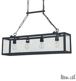 IDEAL LUX Závesné osvetlenie na reťazi nad jedálenský stôl IGOR, čierne