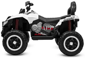 Detská elektrická štvorkolka Baby Mix RAVE 4x4 biela