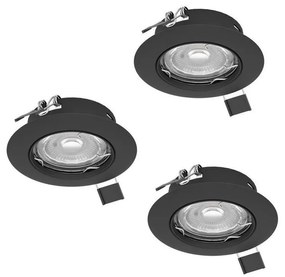 Eglo 900754 - SADA 3x LED Podhľadové svietidlo PENETO 1xGU10/2,8W/230V