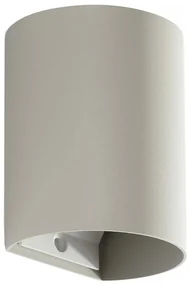 FARO Barcelona FARO 40524 - Nástenné svietidlo SOLE 1xGU10/8W/230V šedá zaokrúhlený FA40524