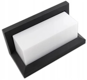 LED Vonkajšie nástenné svietidlo LED/12W/230V IP54 čierna